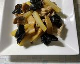 ヤーコン豚肉メンマ木耳のオイスター炒め作り方8写真