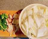 生姜とにんにく香る〜白菜のくたくた炒め煮作り方1写真