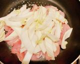 生姜たっぷり、鶏と白菜のピリ辛炒め煮作り方3写真