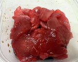 鎌田のだし醤油で簡単　マグロ漬け丼作り方3写真