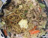 超簡単　包丁使わない回鍋肉焼きそば作り方9写真