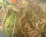 超簡単　包丁使わない回鍋肉焼きそば作り方10写真