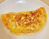 にんじんと鶏ささみのオムレツ作り方7写真