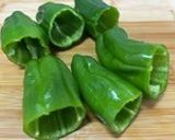 ピーマンの肉詰めトマト煮込み作り方1写真