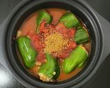 ピーマンの肉詰めトマト煮込み作り方8写真