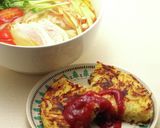 玉子2個で4人分！千切りポテトのオムレツ作り方16写真