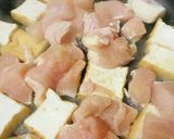 ノンオイル？●厚揚げと鶏肉のあまから炒め作り方1写真