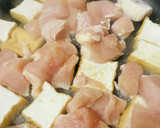 ノンオイル？●厚揚げと鶏肉のあまから炒め作り方1写真