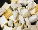 ノンオイル？●厚揚げと鶏肉のあまから炒め作り方2写真