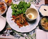 豚肉ジャガイモ人参ピーマンの炒め物作り方4写真