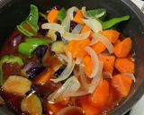 鶏の天ぷら酢鶏風野菜ソース作り方3写真