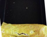 玉子焼きDeかさ増しカニカマちくわ巻き作り方4写真