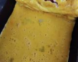 玉子焼きDeかさ増しカニカマちくわ巻き作り方5写真