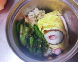 玉子焼きDeかさ増しカニカマちくわ巻き作り方9写真