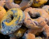 イタズラ好きに！青いマーブル焼きドーナツ🍩💙🎃作り方9写真