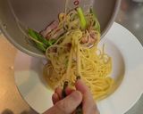 アスパラとベーコンのペペロンチーノ♪作り方7写真