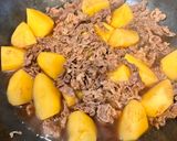 牛肉とじゃがいもだけで☆簡単肉じゃが作り方5写真