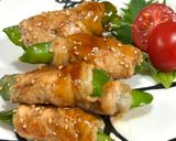シャキッと絹さやの豚肉巻き♪作り方8写真