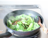サッと炒めて【青梗菜と卵のオイスター炒め作り方5写真