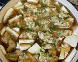 賛否両論風、鶏ニラつくねとカブの煮物作り方5写真