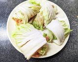 肉汁ジュワ～☆白菜のハンバーグ巻き作り方8写真