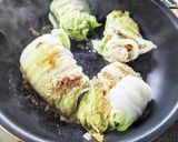 肉汁ジュワ～☆白菜のハンバーグ巻き作り方10写真