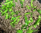 節約！ひき肉と厚揚げポン酢ケチャップ炒め作り方5写真