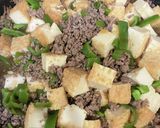 節約！ひき肉と厚揚げポン酢ケチャップ炒め作り方7写真
