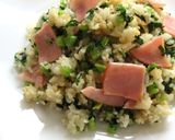 【 ハムと大根の葉の炒飯 〗作り方4写真