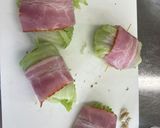 舞茸香るレタスベーコン巻き作り方7写真