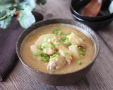 鶏肉と大根の甘辛柚子胡椒味噌煮作り方7写真