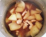 簡単隠し味で✿ 鶏むね肉と大根の 生姜煮作り方6写真