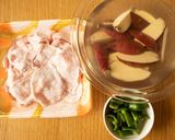 豚肉とさつまいものはちみつしょうが焼き作り方1写真