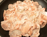 豚肉とさつまいものはちみつしょうが焼き作り方5写真