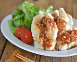 鶏むね肉の梅味噌ソース作り方7写真