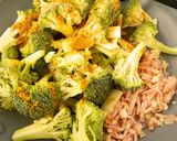 ブロッコリーのコンソメカレー蒸し作り方3写真