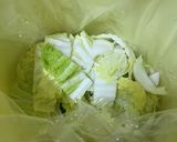 飛騨の味　白菜の切り漬け作り方1写真