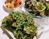農家の食卓〜にんじん葉のサクサクかき揚げ作り方6写真