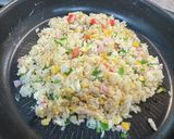 ハムチーズチャーハン作り方6写真