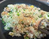 辛子梅と納豆のチャーハン作り方5写真