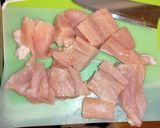 鶏胸肉の大葉チーズ乗せ焼き作り方1写真