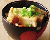 お弁当☆厚揚げ丼☆ランチ☆昼ご飯☆塾ご飯作り方2写真