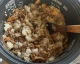 アリサ風、豚バラと筍のコーラ混ぜご飯作り方8写真