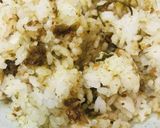 まぜごはん●つくだ煮＆おかかと韓国海苔作り方1写真