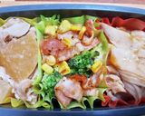 高校生男子お弁当23年12月6日作り方3写真