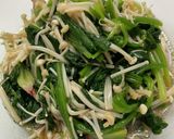 【簡単】ほうれん草とえのきの和物作り方4写真