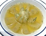 玉ねぎ1個、丸ごとスープ作り方4写真