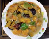 鶏茄子ピーマンの甘酢あんスイートマヨ掛け作り方17写真