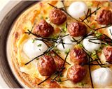 みつせ鶏肉だんごと餅の和風ピッツァ作り方5写真