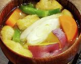 いりこ出汁で作る田舎風お味噌汁作り方7写真